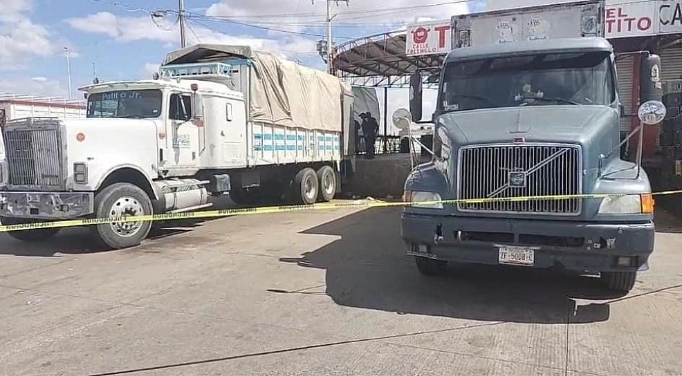 ASESINAN A DOS PERSONAS EN EL MERCADO DE ABASTOS DE FRESNILLO