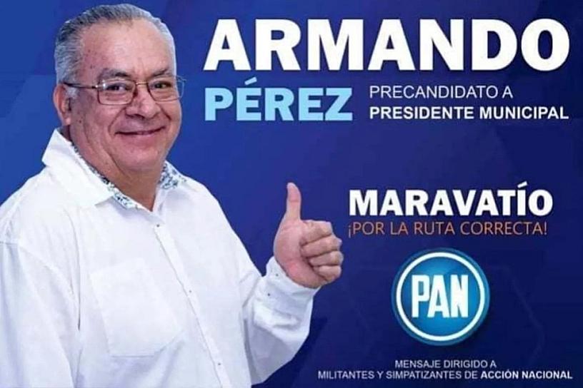 ASESINAN A PRECANDIDATO DEL PAN A LA ALCALDÍA DE MARAVATÍO, EN MICHOACÁN 