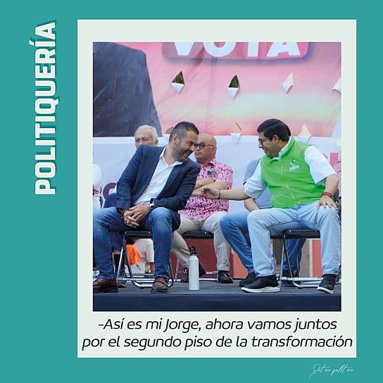 -Así es mi Jorge, ahora vamos juntos por el segundo piso de la transformación