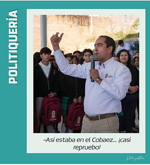 -Así estaba en el Cobaez... iCasi repruebo!