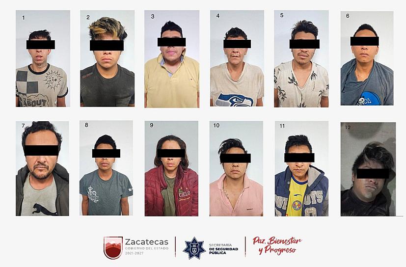 ASESTAN GOLPE A GRUPO CRIMINAL; DESARTICULAN CÉLULA DELICTIVA EN ZACATECAS 