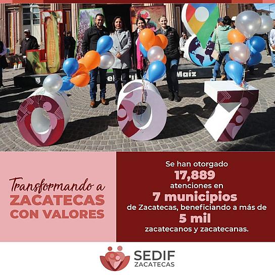 ASISTE PROGRAMA “TRANSFORMANDO ZACATECAS CON VALORES” A MÁS DE 5 MIL ZACATECANOS