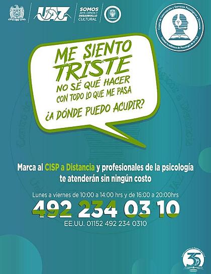 ATIENDE CISP 46 LLAMADOS POR CRISIS DE ANSIEDAD