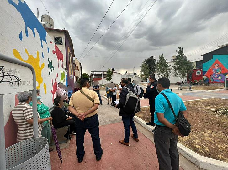 ATIENDEN POLICÍA A VECINOS DE FOVISSSTE EN ZACATECAS 