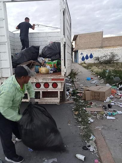ATIENDEN REZAGO DE RECOLECCIÓN DE BASURA EN FRESNILLO