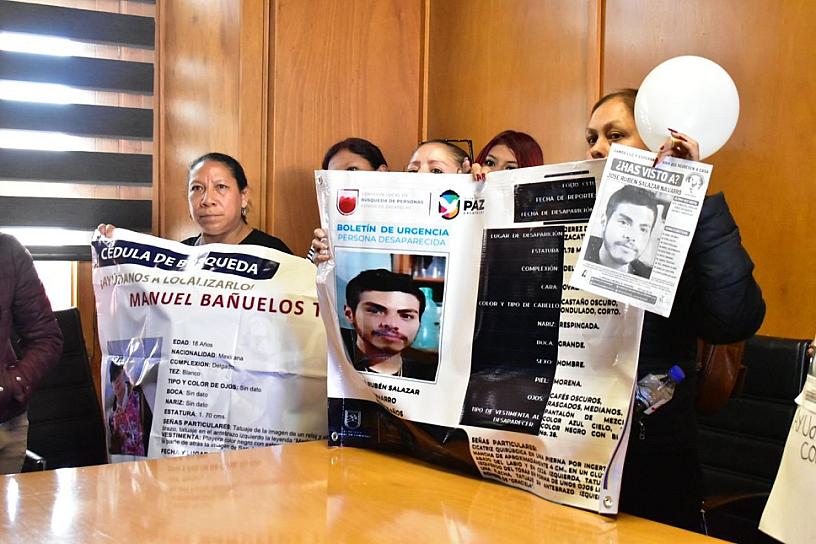 Atiende Rodrigo Ureño a madres buscadoras 