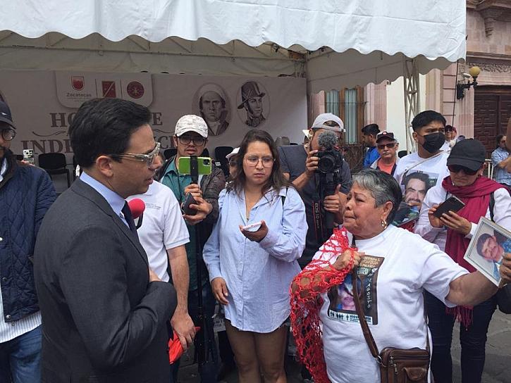 ATIENDE SECRETARIO DE GOBIERNO A FAMILIARES DE PERSONAS DESAPARECIDAS 
