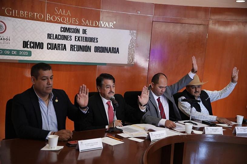 AVALA COMISIÓN DE RELACIONES EXTERIORES REFORMA A LA LEY DE COOPERACIÓN INTERNACIONAL