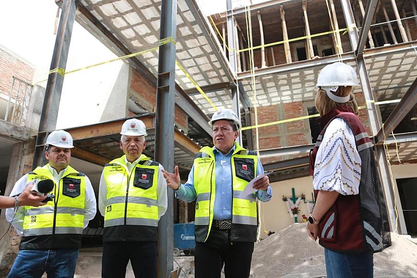 AVANZA CONSTRUCCIÓN DE LA CASA DEL BIENESTAR EN JEREZ