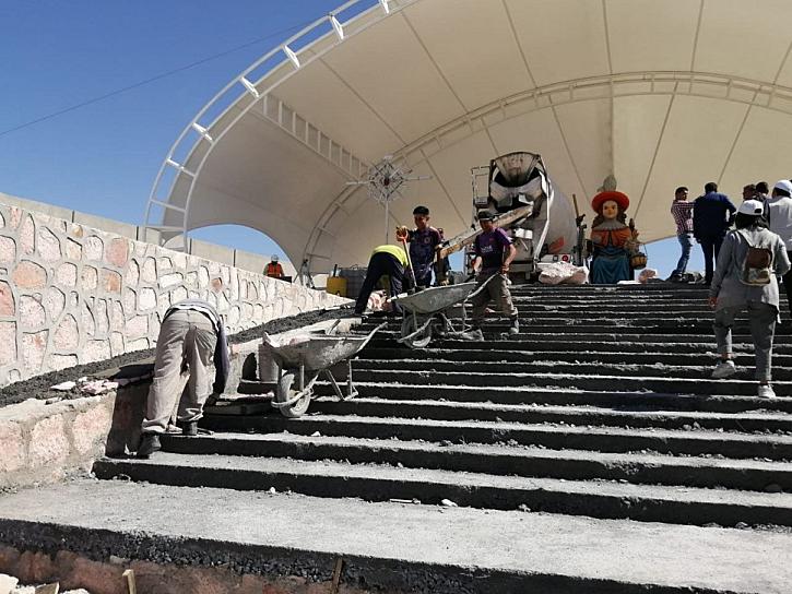 AVANZA OBRA DEL SANTO NIÑO DE ATOCHA GIGANTE 