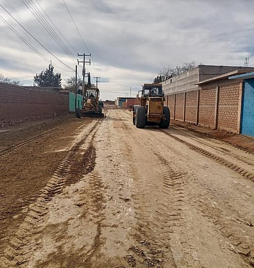 AVANZA PAVIMENTACIÓN DE CAMINOS EN SAIN ALTO