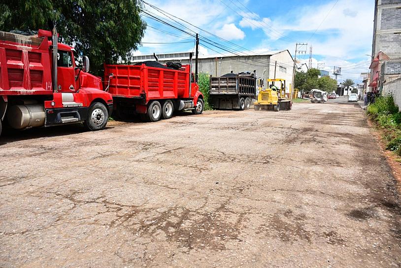 AVANZA REENCARPETAMIENTO DE CALLES DE GUADALUPE