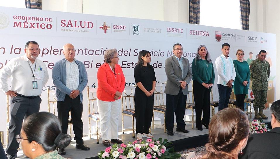 AVANZA SERVICIO NACIONAL DE SALUD PÚBLICA EN ZACATECAS