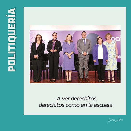 - A ver derechitos, derechitos como en la escuela