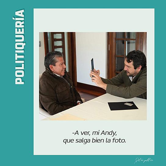 - A ver mi Andy, que salga bien la foto