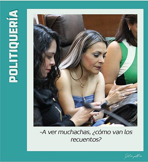 -A ver muchachas, ¿cómo van los recuentos?