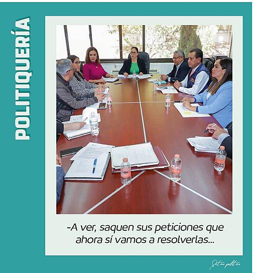 - A ver, saquen sus peticiones que ahora sí vamos a resolverlas...