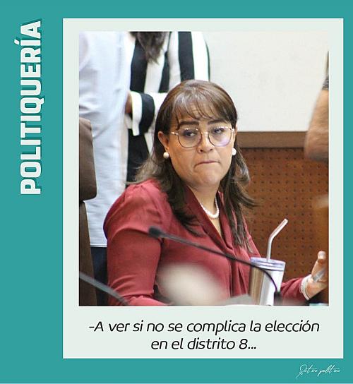 -A ver si no se complica la elección en el distrito 8...