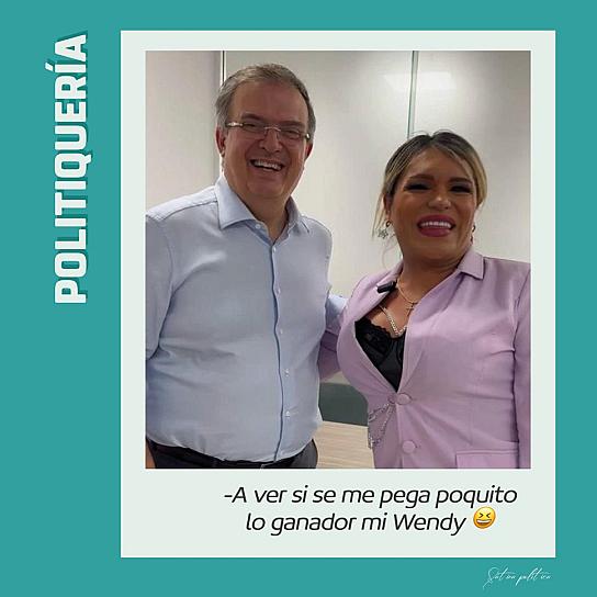 -A ver si se me pega poquito lo ganador mi Wendy 😆
