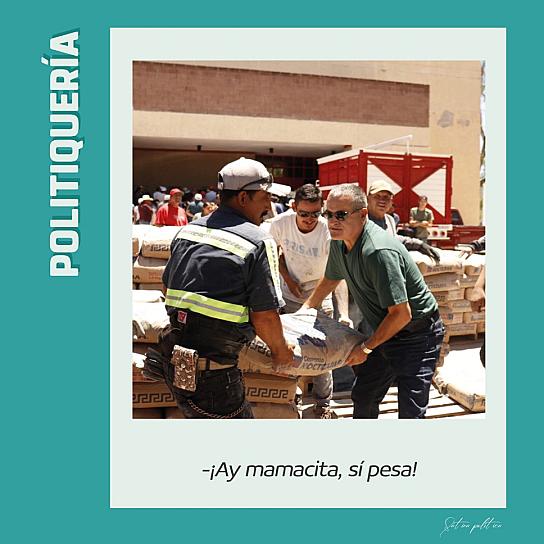 -¡Ay mamacita, sí pesa!