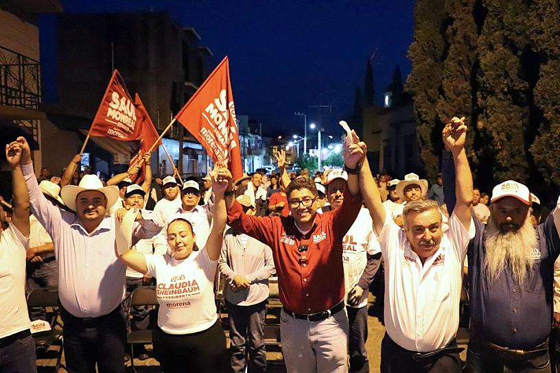 AYUDARÉ A LOS MUNICIPIOS A CUMPLIR SUS PROYECTOS: SAÚL MONREAL