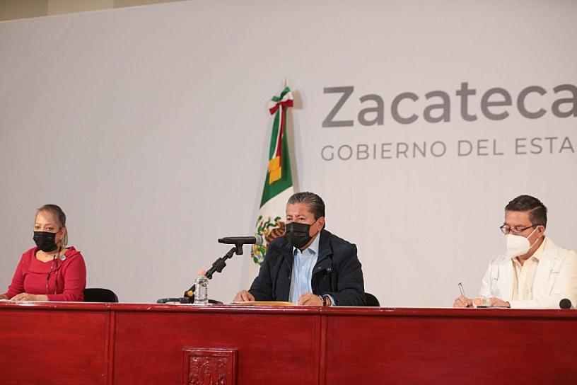 BAJAN CONTAGIOS DE COVID 19 EN ZACATECAS, HAY 95 POR CIENTO CAPACIDAD  DE CAMAS HOSPITALARIAS  
