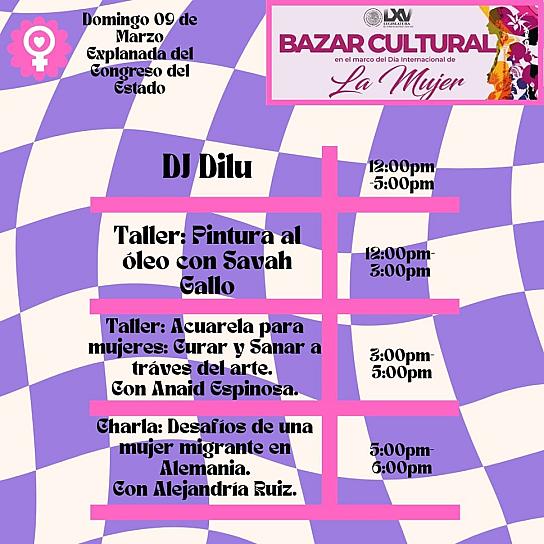 Bazar Cultural de Mujeres: un espacio de arte, reflexión y convivencia