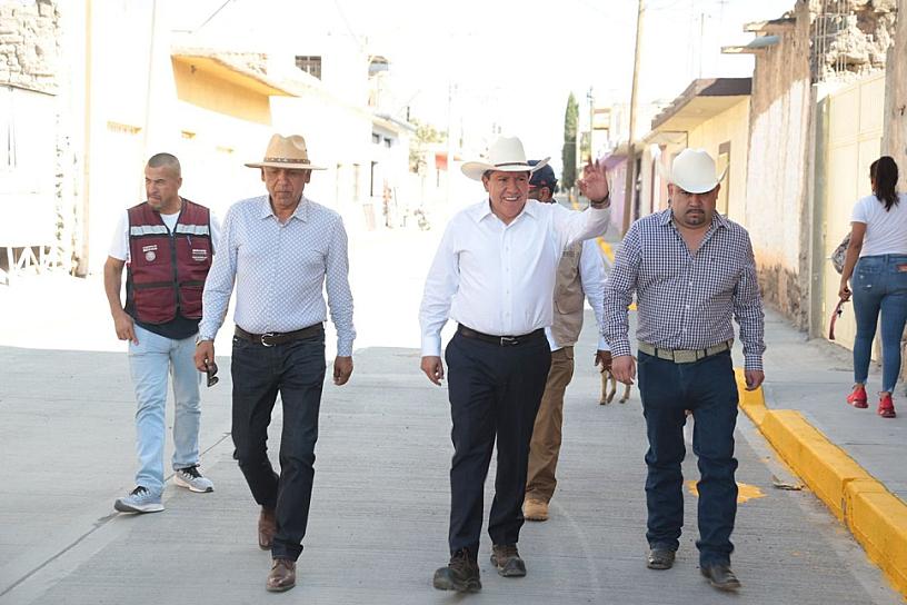 BENEFICIAN A HABITANTES DE SAIN ALTO CON DISTINTAS OBRAS